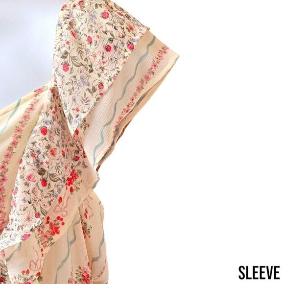 TORRID Plus Size Maxi Ruffle Floral Chiffon Dress - Picture 7 of 16